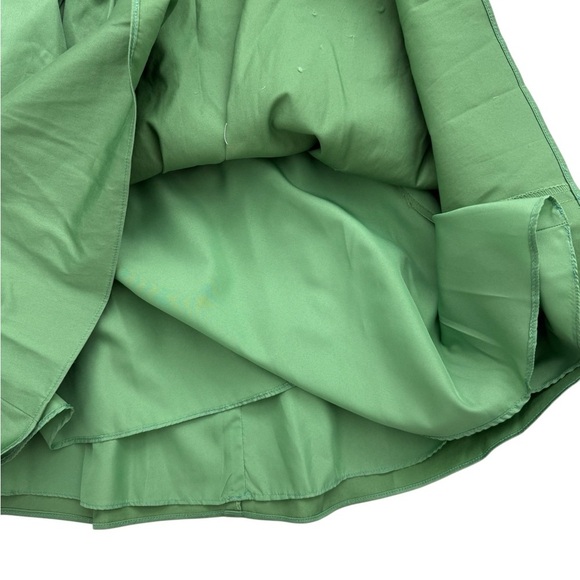 DAVI’S BRIDAL Green Strapless Bridesmaids Ruched A-line Mini Dress Size 8 - Picture 6 of 9